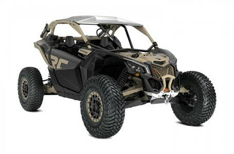 2023 Can-Am Maverick X3 X rc TURBO RR 72 - Mineral Gray and Desert Tan