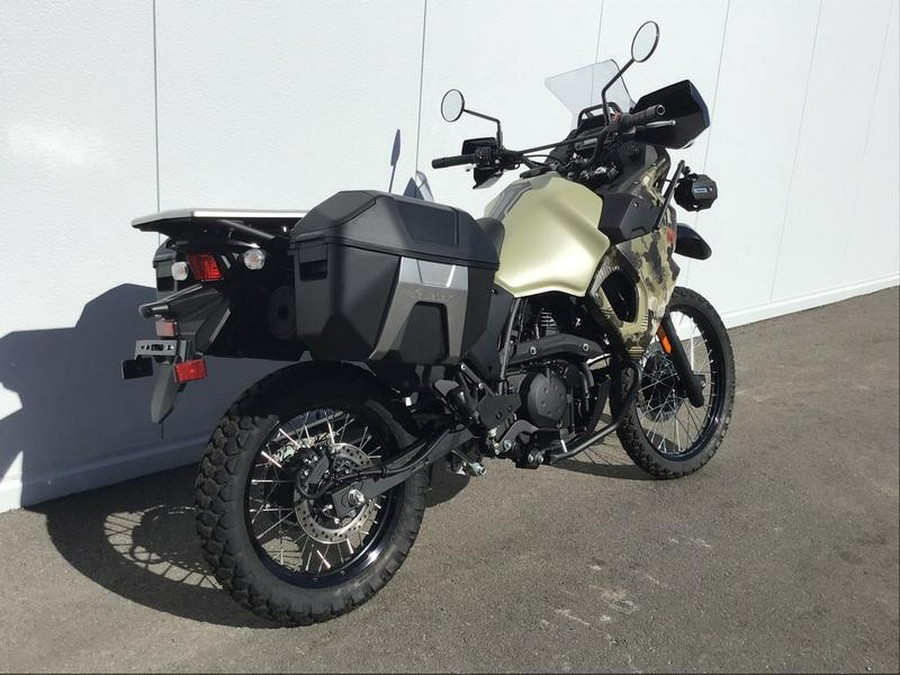 2025 Kawasaki KLR®650 Adventure ABS Cypher Camo Beige