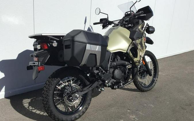 2025 Kawasaki KLR®650 Adventure ABS Cypher Camo Beige