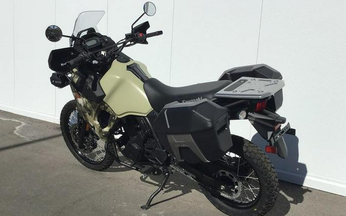 2025 Kawasaki KLR®650 Adventure ABS Cypher Camo Beige