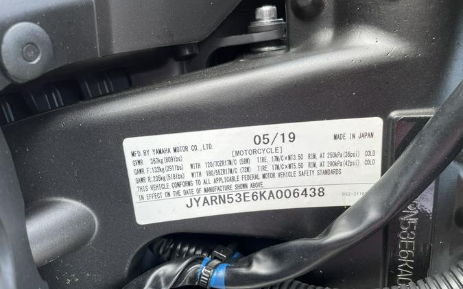 2019 Yamaha MT-09