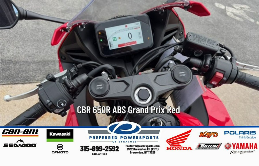2026 Honda CBR 650R E-Clutch Grand Prix Red