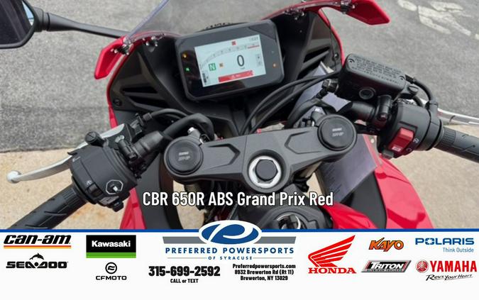 2026 Honda CBR 650R E-Clutch Grand Prix Red