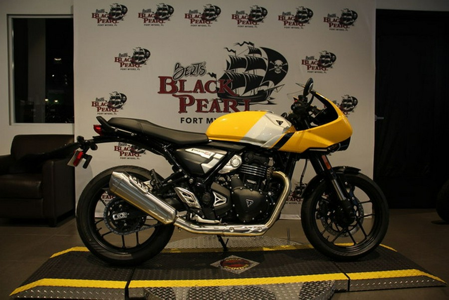 2026 Triumph Thruxton 400 Phantom Black Aluminium Silver