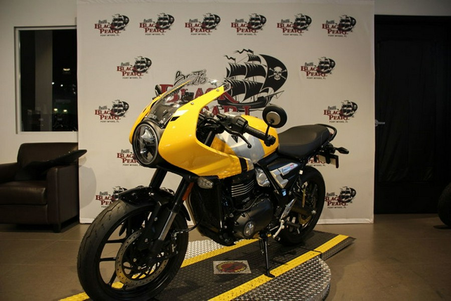 2026 Triumph Thruxton 400 Phantom Black Aluminium Silver