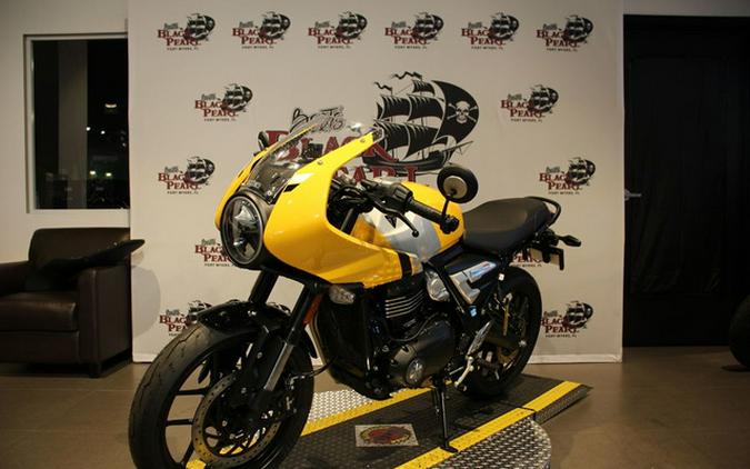 2026 Triumph Thruxton 400 Phantom Black Aluminium Silver