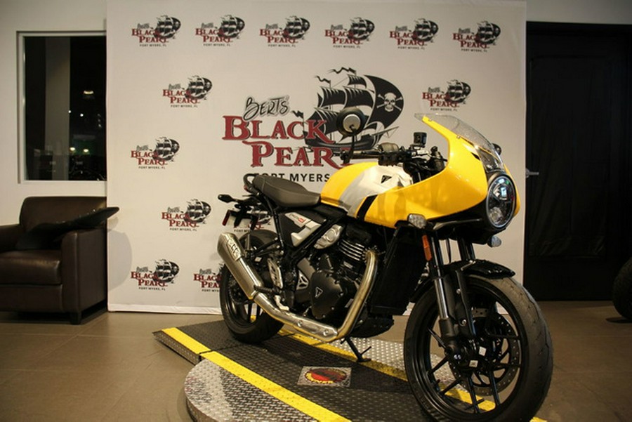 2026 Triumph Thruxton 400 Phantom Black Aluminium Silver