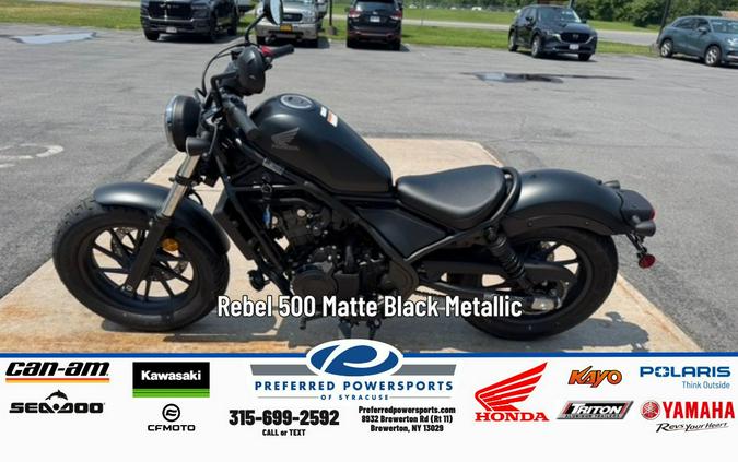 2026 Honda Rebel 500 ABS Pearl Black