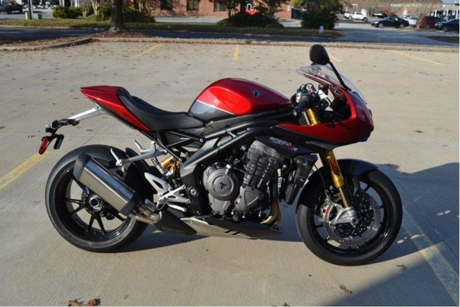 2022 Triumph Speed Triple 1200 RR Red Hopper Storm Grey