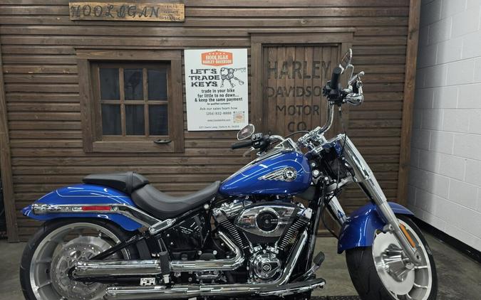 2025 Harley-Davidson® Fat Boy® BLUE BURST W/ PINSTRIPE