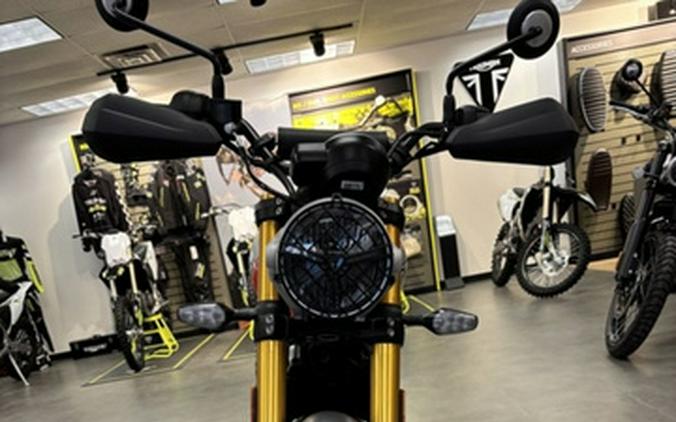 2026 Triumph Scrambler 400 X Baja OrangeAluminium