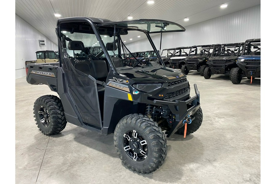 2021 Polaris Industries RANGER XP 1000 TEXAS EDITION - BLACK PEARL Texas Edition