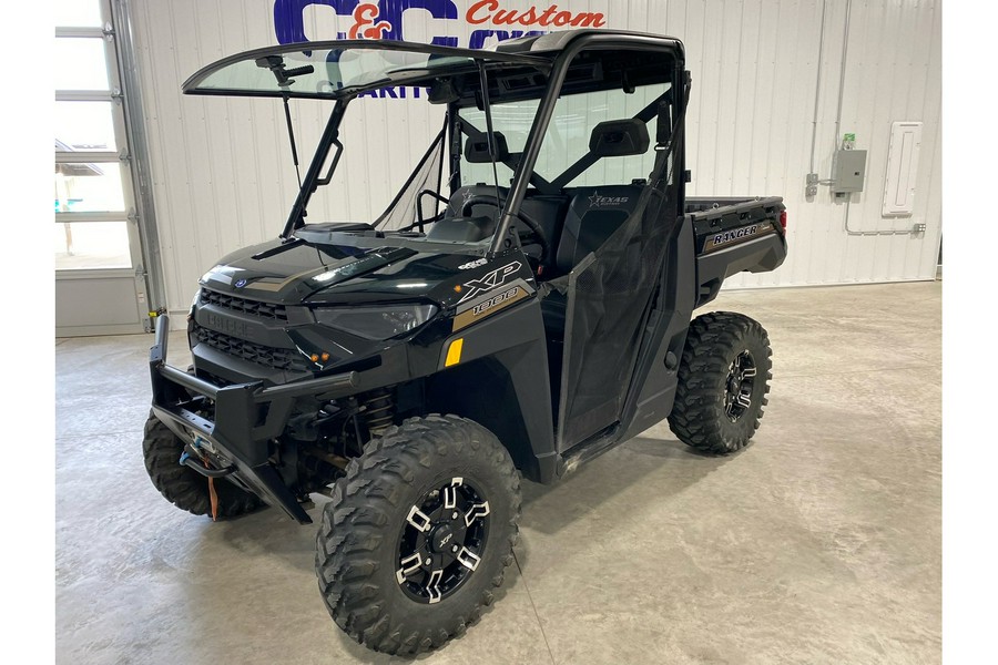 2021 Polaris Industries RANGER XP 1000 TEXAS EDITION - BLACK PEARL Texas Edition