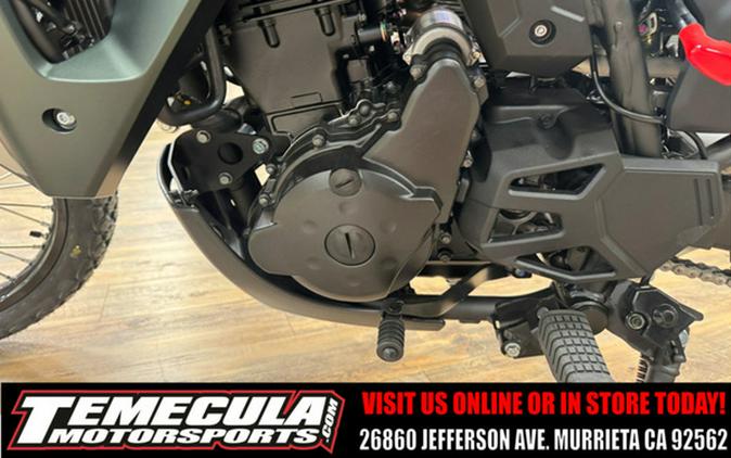 2025 Kawasaki KLR 650 S Metallic Matte Old School Green