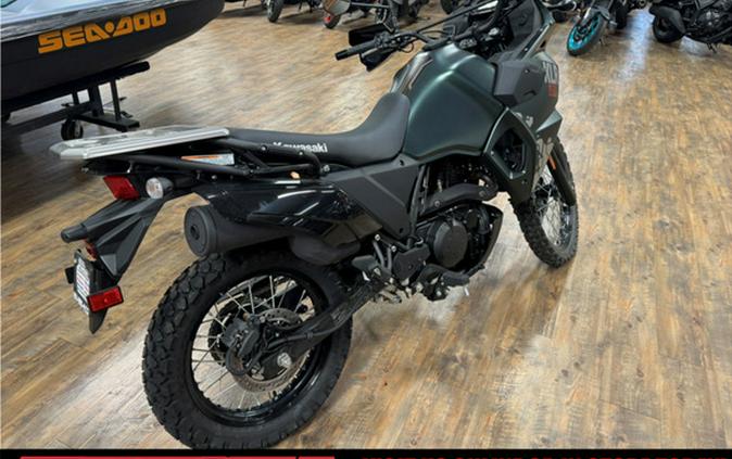 2025 Kawasaki KLR 650 S Metallic Matte Old School Green