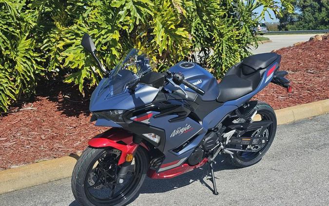 2026 Kawasaki Ninja 500 ABS Metallic Matte Twilight Blue