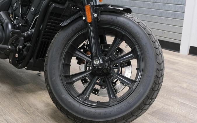 2025 INDIAN MOTORCYCLE SCOUT BOBBER LIMITED WITH TECHNOLOGY PACKAGE BLACK METALLIC