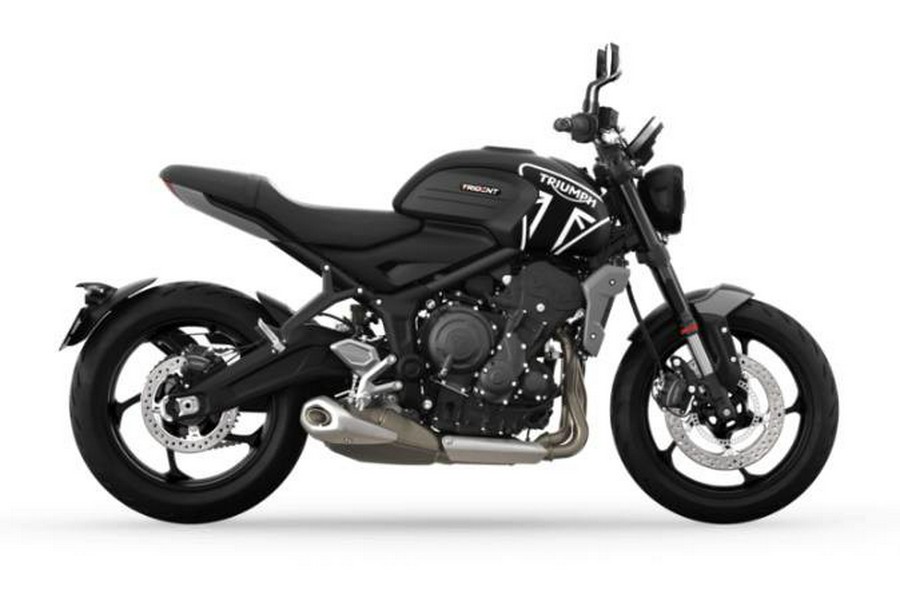 2024 Triumph Trident 660 Matte Jet Black/Matte Silver Ice