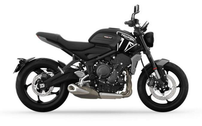 2024 Triumph Trident 660 Matte Jet Black/Matte Silver Ice