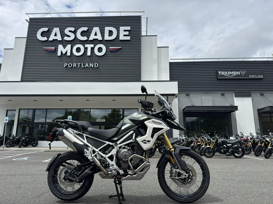 2025 Triumph Tiger 1200 Rally Pro - MATTE KHAKI GREEN