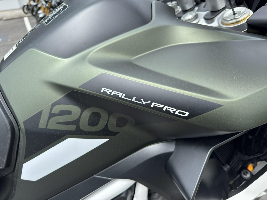 2025 Triumph Tiger 1200 Rally Pro - MATTE KHAKI GREEN