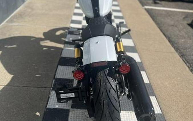 2025 Indian Motorcycle® 101 Scout® Ghost White Metallic with Graphics