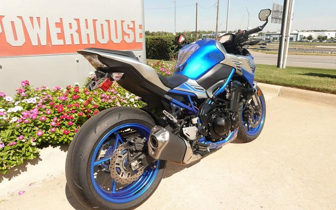 2020 Kawasaki Z900 ABS Candy Plasma Blue/Metallic Silver