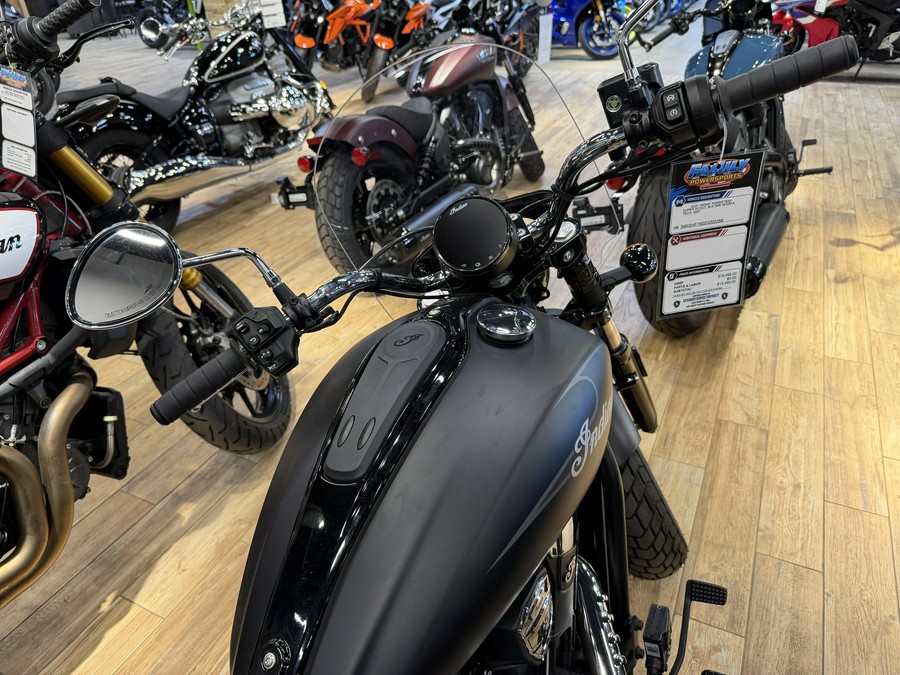 2025 INDIAN MOTORCYCLE SUPER SCOUT BLK SMK WGRFX TECH 49ST