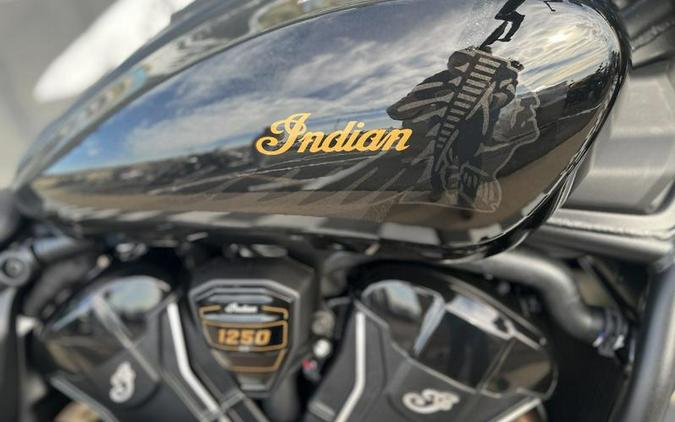 2026 Indian Motorcycle® 101 Scout® Black Crystal with Super Graphite
