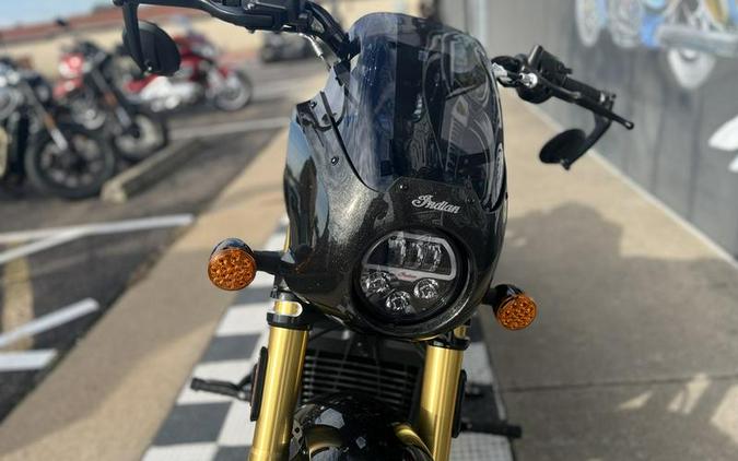 2026 Indian Motorcycle® 101 Scout® Black Crystal with Super Graphite