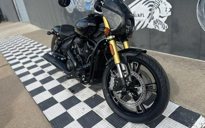 2026 Indian Motorcycle® 101 Scout® Black Crystal with Super Graphite