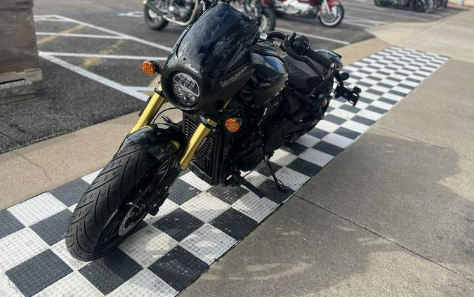 2026 Indian Motorcycle® 101 Scout® Black Crystal with Super Graphite