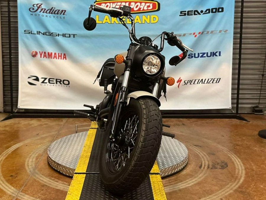 2023 Indian Scout Bobber Twenty ABS Silver Quartz Smoke