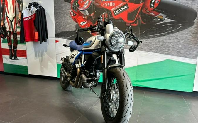 2020 Ducati Scrambler Cafe Racer Silver Ice Matte