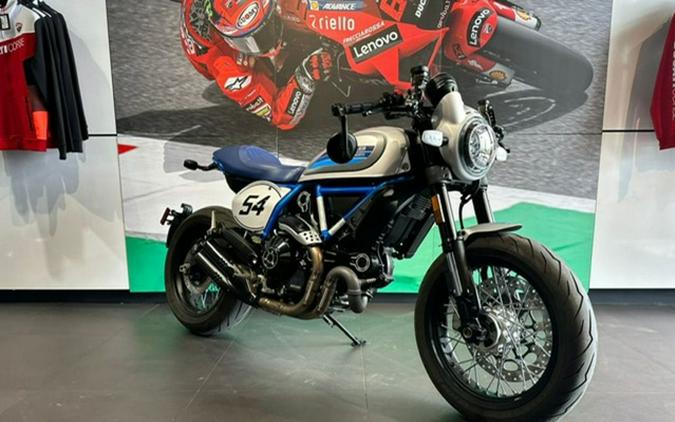 2020 Ducati Scrambler Cafe Racer Silver Ice Matte