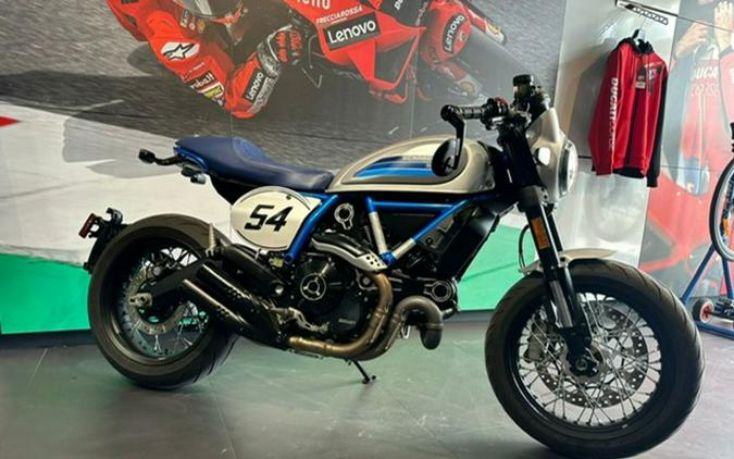 2020 Ducati Scrambler Cafe Racer Silver Ice Matte