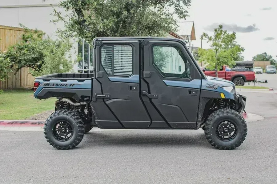 New 2025 POLARIS RANGER CREW XP 1000 NORTHSTAR EDITION ULTIMATE BLUE SLATE METALLIC SMOKE