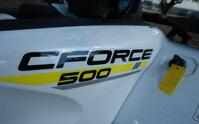 New 2025 CFMOTO CFORCE 500 S PEARL WHITE