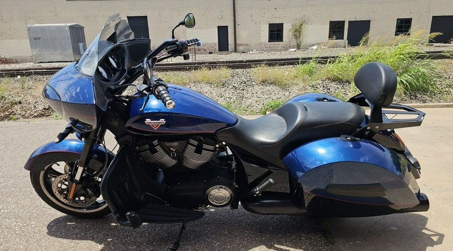 2014 Victory Motorcycles® Cross Country™ Factory Custom Paint Boss Blue & Gloss Black