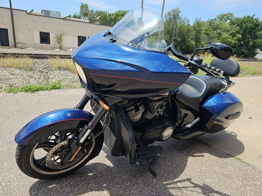 2014 Victory Motorcycles® Cross Country™ Factory Custom Paint Boss Blue & Gloss Black