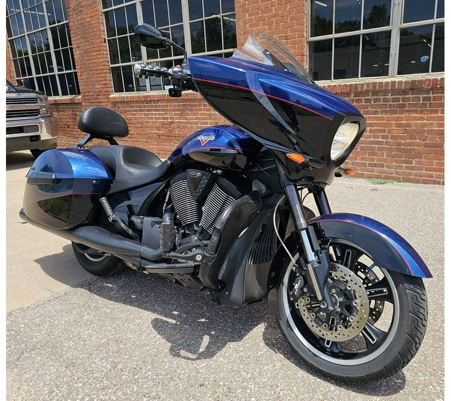 2014 Victory Motorcycles® Cross Country™ Factory Custom Paint Boss Blue & Gloss Black