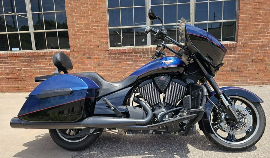 2014 Victory Motorcycles® Cross Country™ Factory Custom Paint Boss Blue & Gloss Black