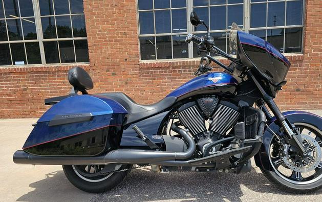 2014 Victory Motorcycles® Cross Country™ Factory Custom Paint Boss Blue & Gloss Black