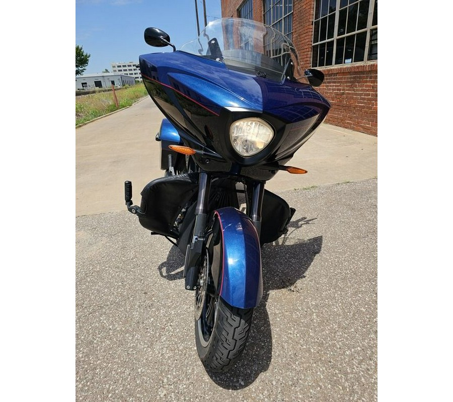 2014 Victory Motorcycles® Cross Country™ Factory Custom Paint Boss Blue & Gloss Black