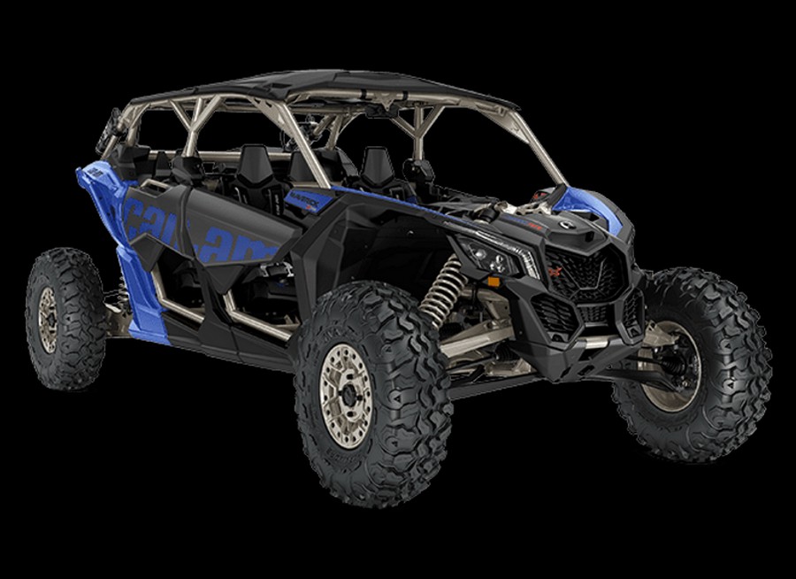 New 2024 CAN-AM MAVERICK MAX XRS 72 TURBO RR DAZZLING BLUE AND CARBON BLACK