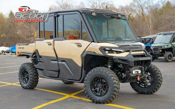 2026 Can-Am Defender MAX Limited HD11 Desert Tan & Carbon Blac