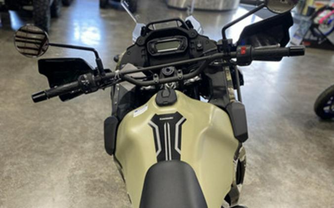 2026 Kawasaki KLR650 Adventure ABS Cypher Camo Beige