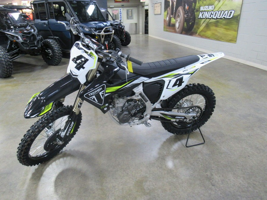 2025 Triumph TF 450-RC Edition Jet Black/Pure White