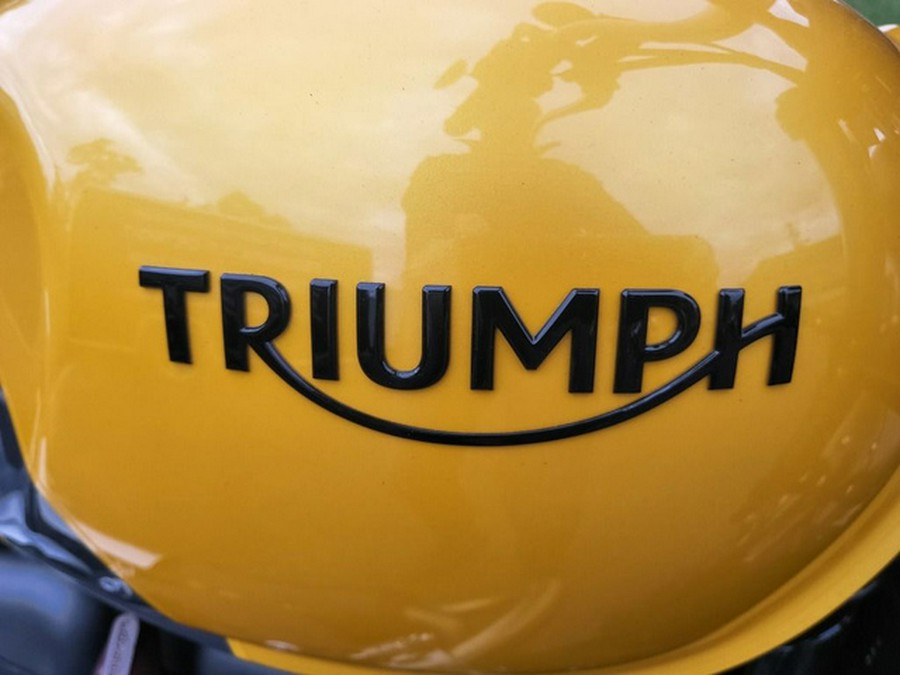 2024 Triumph Scrambler 900 Cosmic Yellow/Graphite