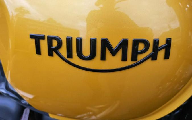 2024 Triumph Scrambler 900 Cosmic Yellow/Graphite